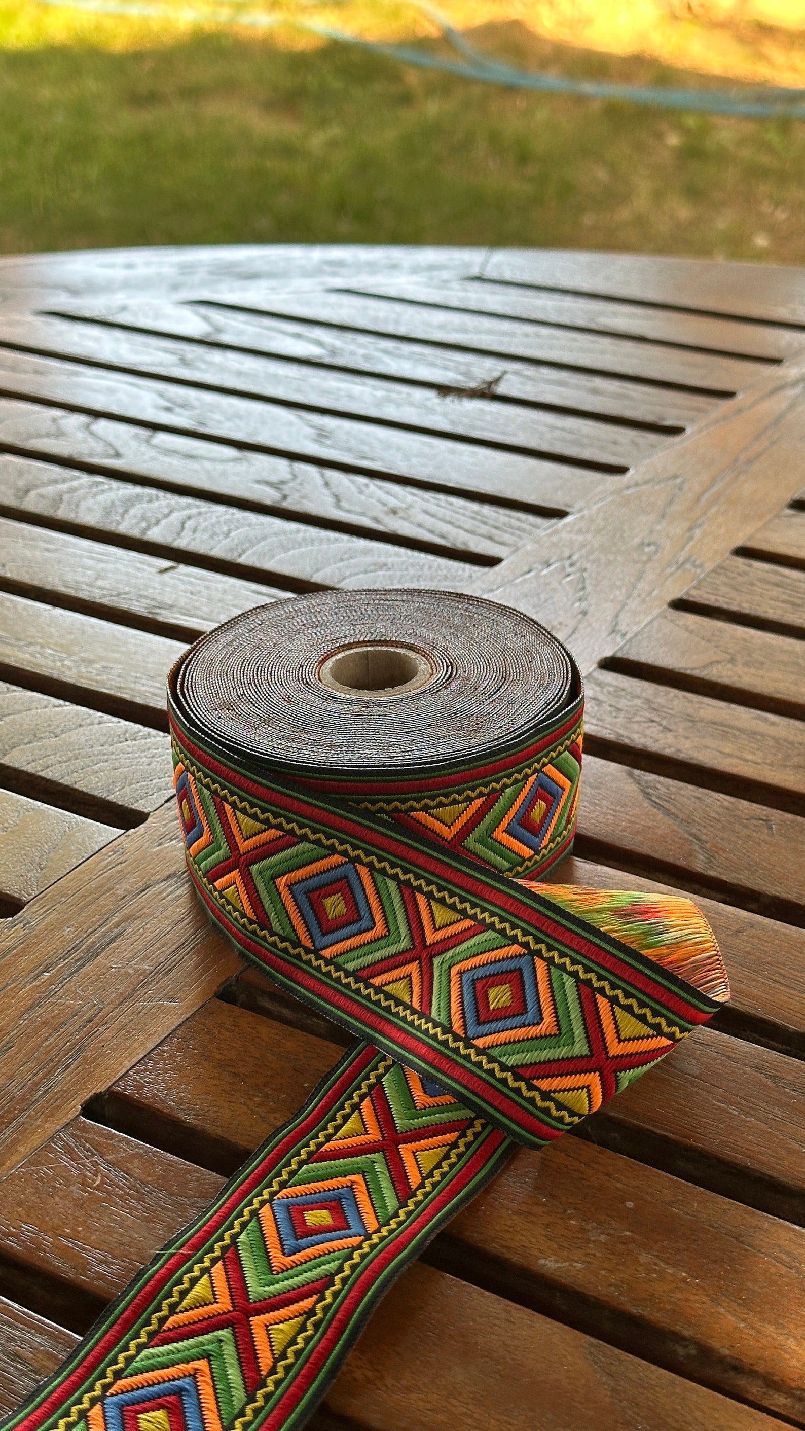African Jacquard Ribbon: 50 Mm Sewing Craft Trim - Etsy