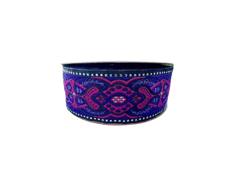 Jacquard Ribbon for DIY Clothing Accessories and Home Decor, 35 mm Decorative Mystic Trim for Sewing Crafts, Costume Trim, Craft Supply