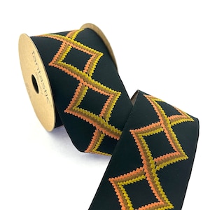Vintage Style Woven Jacquard Trim: 3.93 inch Embroidery Tape