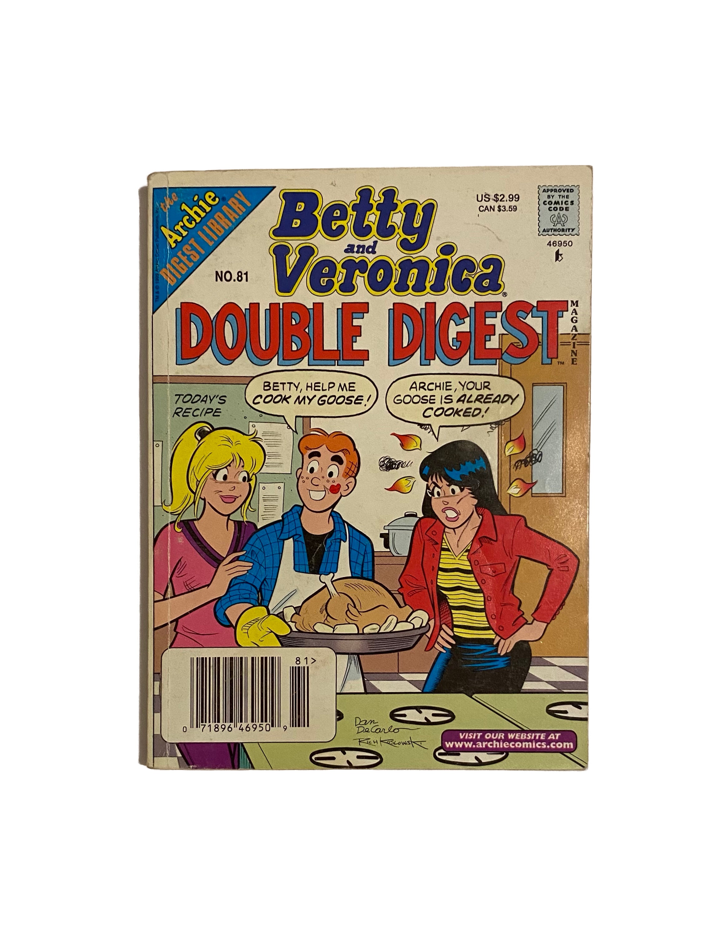 Betty & Veronica Double Digest 81 Archie Comic Series - Etsy