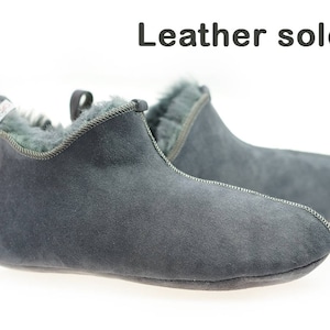 Herren Schaffell Schaffell Hausschuhe Mokassin Stiefel für Männer Haus Schaffell Hausschuhe Handgefertigte Schuhe 100% Wolle Hausschuhe ugg style Best emu style