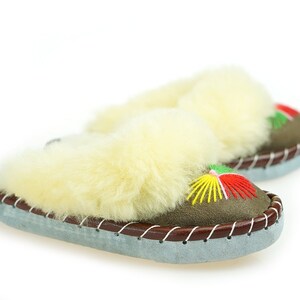 handmade sheepskin moccasins
