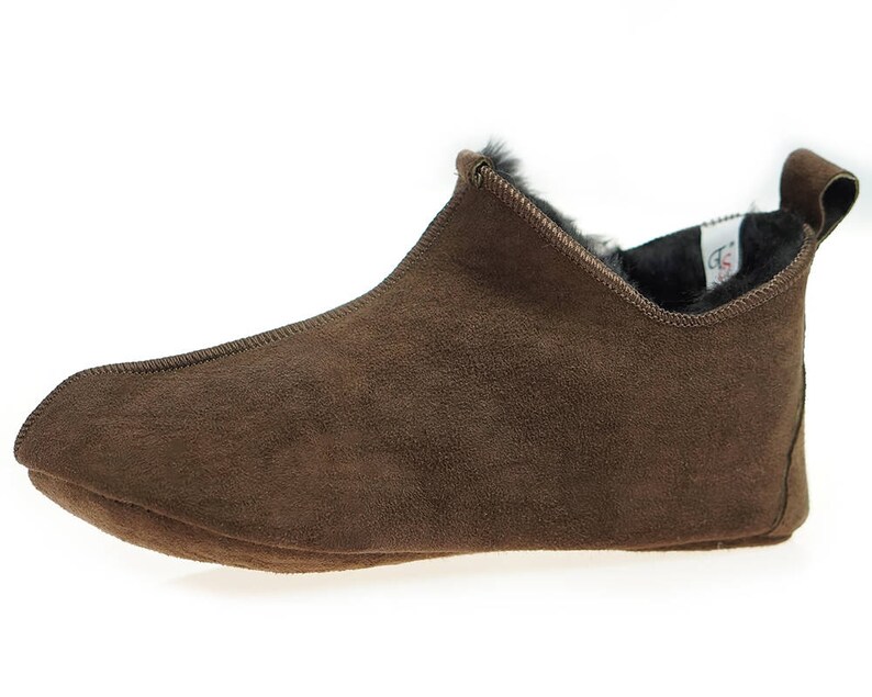 men's sheepskin booties