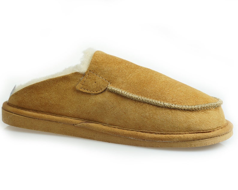 men's sheepskin booties