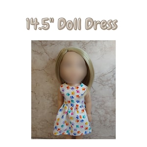 Modèle de robe de poupée de 14 po., convient aux poupées populaires de 34 po.