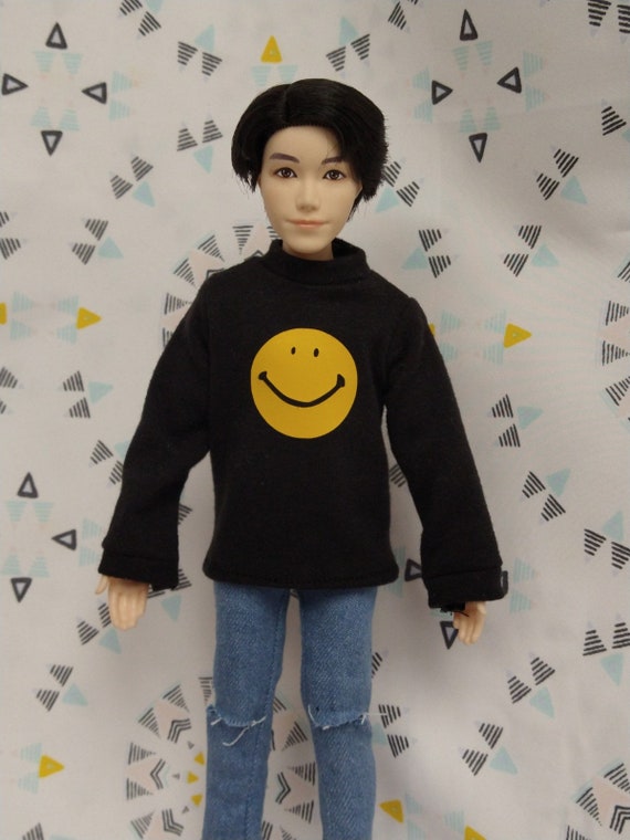 Jhope Smiley Face Sweater Fits BTS 