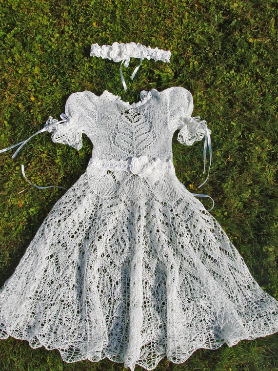 linen lace dress
