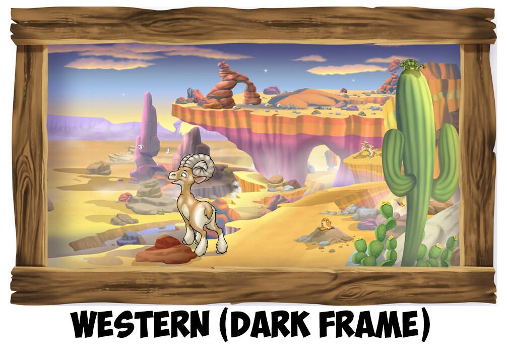 Western Peel and Stick or Wallcovering Faux Window Framed Etsy