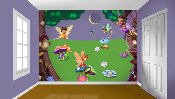 Fairy Garden Room In A L And Stick Wall Decals Mural