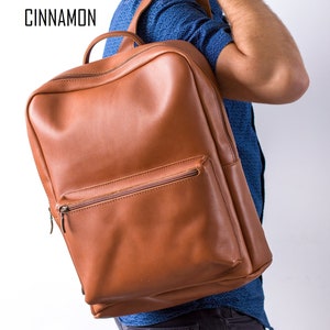 Mens leather backpack, Rucksack, Rucksack backpack, Mens gift, Laptop backpack, Mens bag large