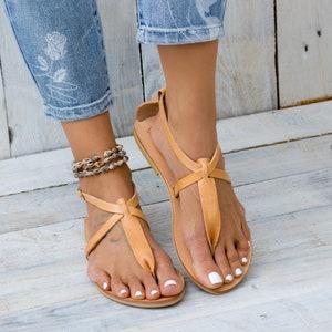 ITHAKI handmade leather sandals, greek leather sandals, t-strap sandals, flat sandals, gladiator sandals, summer shoes