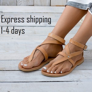 PAROS Ledersandalen, antike griechische Ledersandalen, Frauenschuhe, Gladiator Sandalen, Frauen Sandalen, Geschenk für sie, Knöchel Manschette Sandalen
