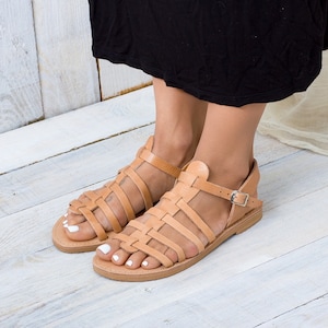 THERA Gladiator Sandals Spartan Sandals Greek Sandals - Etsy