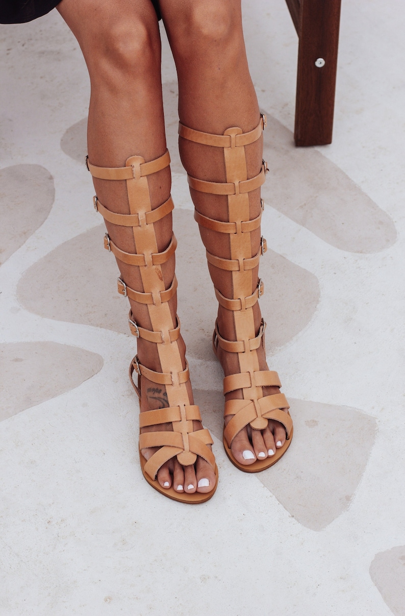 Handmade in Athens — natural veg-tan Cassandra