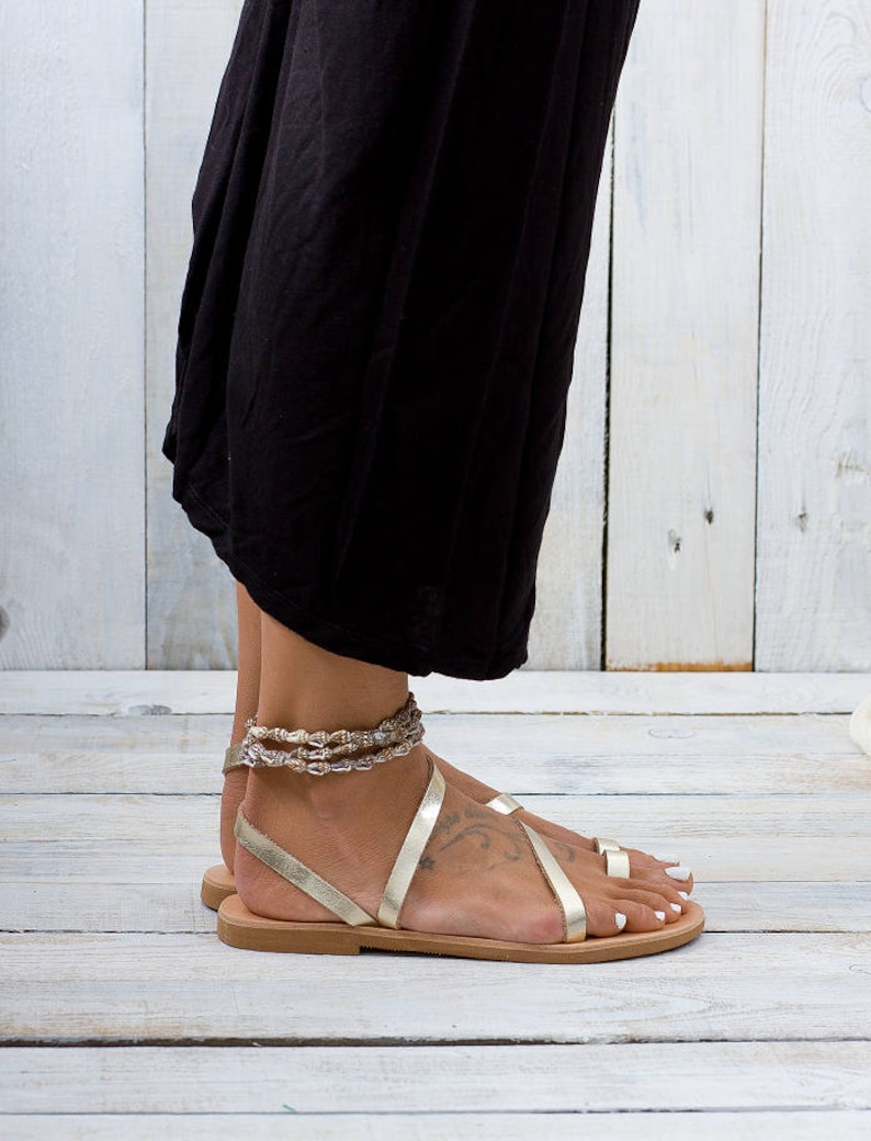 SYROS sandals, women Greek leather sandals, roman sandals, womens leather sandals,ancient Greek sandals,Griechische Leder Sandalen zdjęcie 6