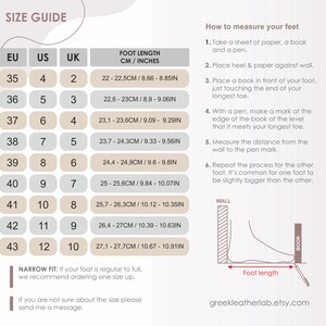 Size chart and how to measure foot length — EU to US guide