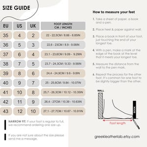 Size chart — EU/US guide (how to measure)