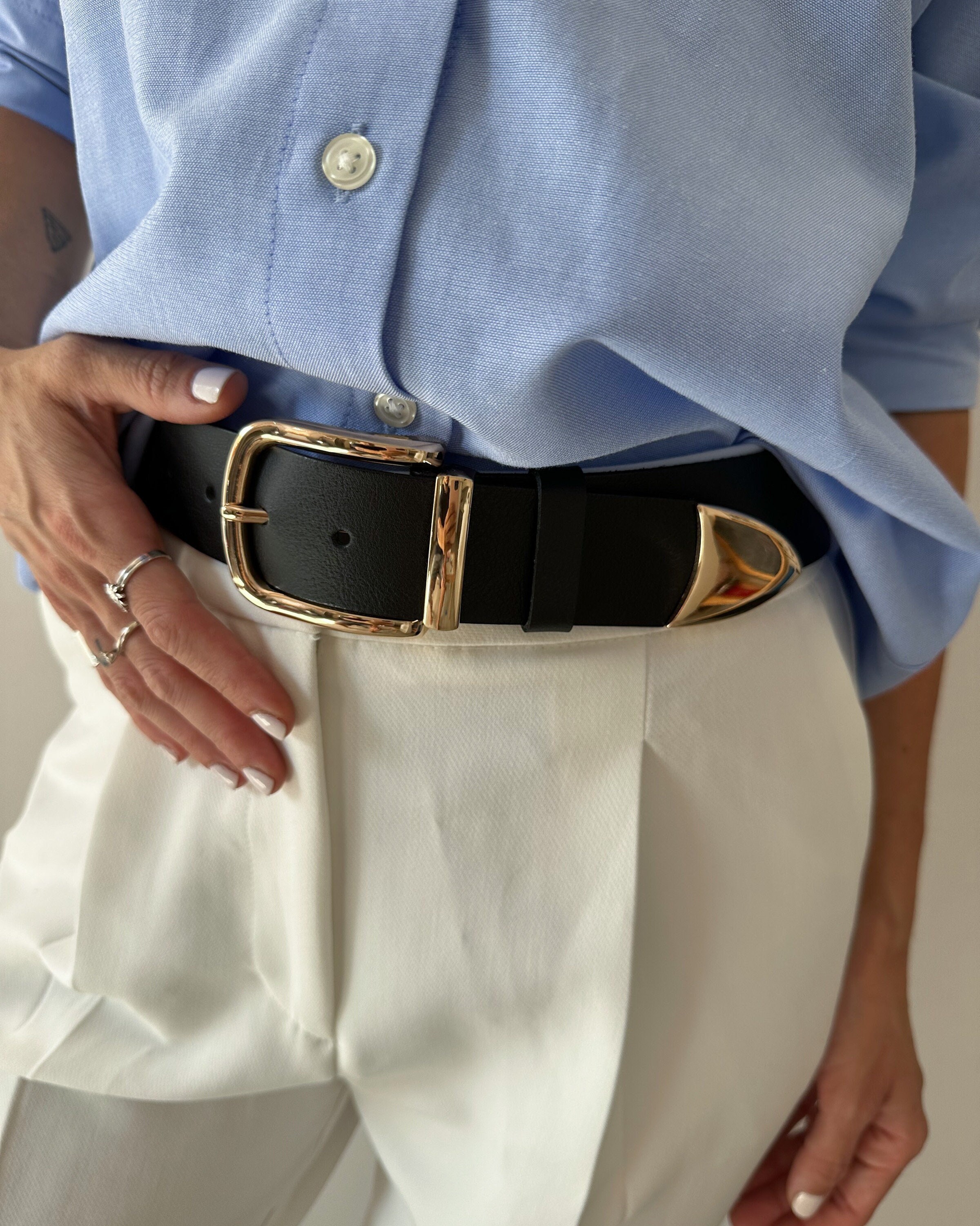 Vintage Stretch Belts With Adjustable Buckle For Womens Dress Shirts Black,  Gold, And Silver Waist Jewelry Accessories From Trousermen, $8.99