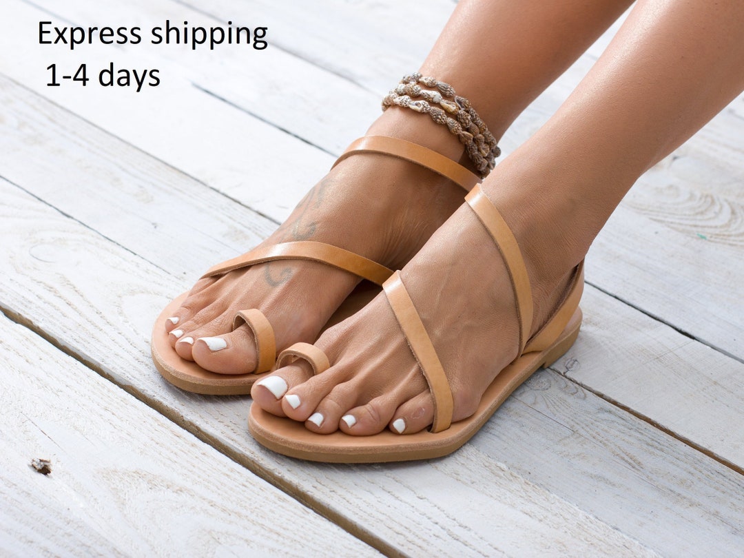 SYROS Sandals, Women Greek Leather Sandals, Roman Sandals, Womens