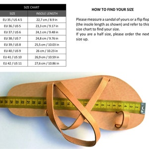 Size chart and how to measure foot length — EU to US guide