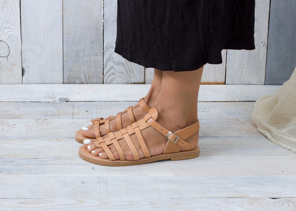 THERA Gladiator sandals Spartan sandals Greek sandals | Etsy