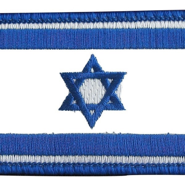 IDF BDU Israel flag embroidered sleeve patch Israeli army genuine velcro pilot