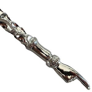 Silver plated big Yad Torah / Bible Pointer from Israel jewish