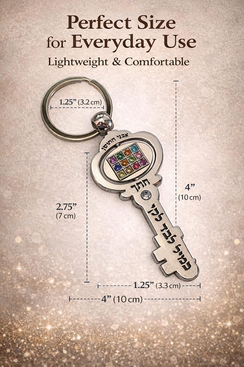 Key of Wealth Keychain Kabbalah Amulet for Money Prosperity, Good Luck Charm, Evil Eye Travel Protection, Gift from Israel Get RICH !! image 8