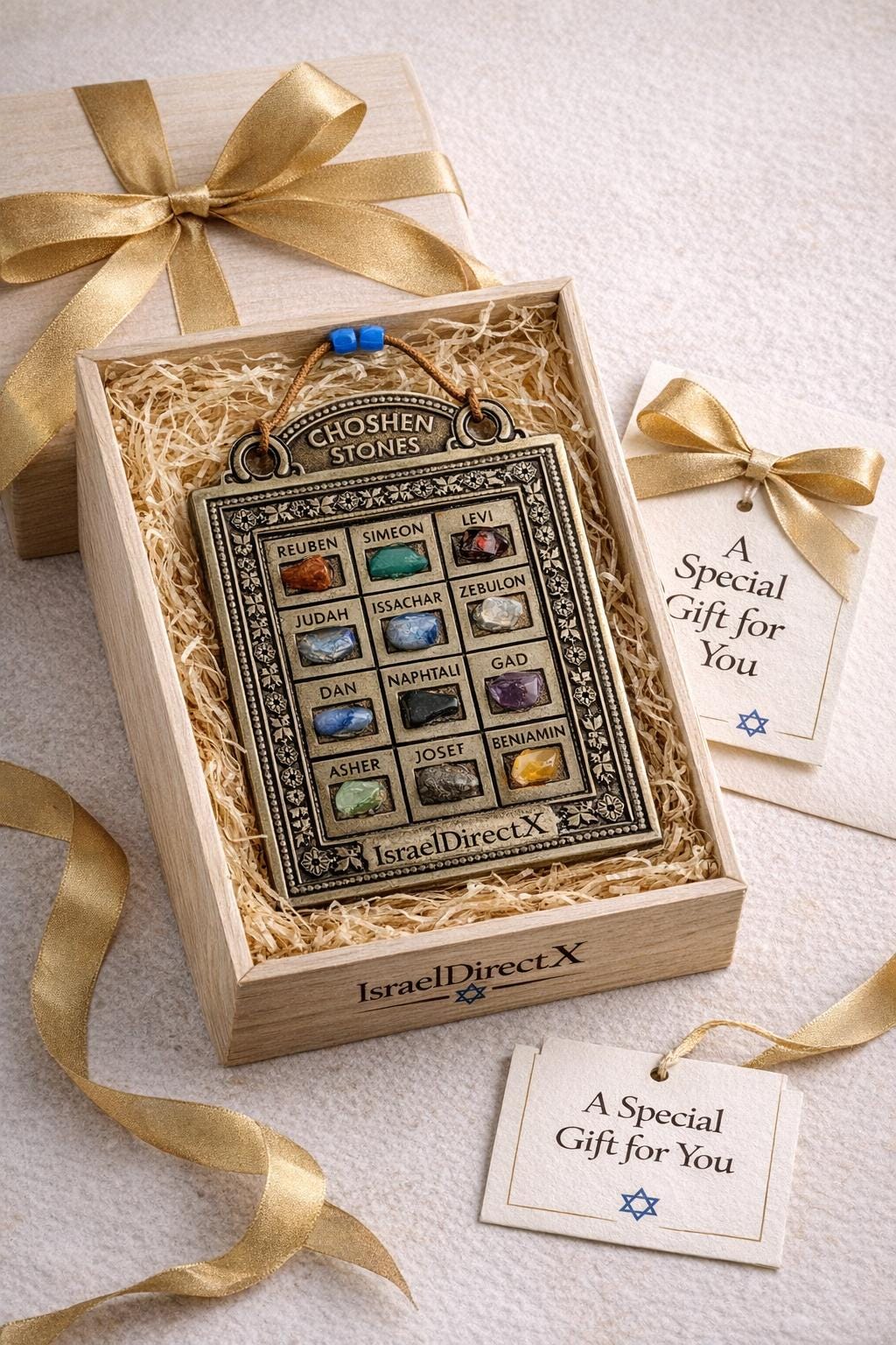 12 Tribes of Israel Wall Hanging Choshen Stones Jewish Home
