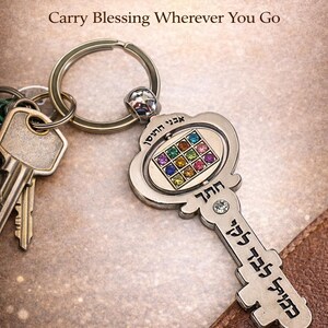 Key of Wealth Keychain Kabbalah Amulet for Money Prosperity, Good Luck Charm, Evil Eye Travel Protection, Gift from Israel Get RICH !! image 7