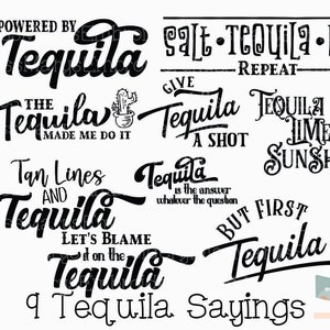 Tequila SVG Bundle | Drinks SVG | SVG Bundle | Cut File |Commercial Personal Use