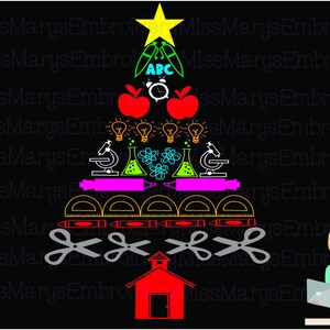 クリスマスツリーSVG | 教師用SVG | 学校用SVG | カットファイル | カットファイル | 商用・個人利用