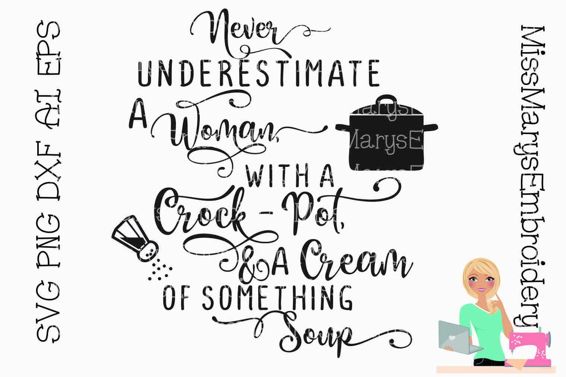 Crockpot SVG Cooking SVG Kitchen SVG Cutting File Cut Etsy