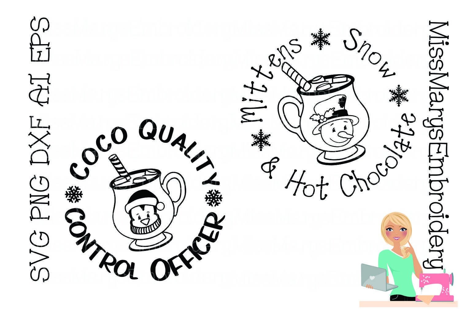Download Hot Chocolate SVG Coco SVG Winter SVG Cut File Cutting | Etsy