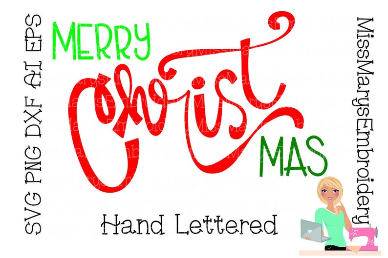 Download Merry Christ Mas SVG Christmas SVG Religious SVG | Etsy