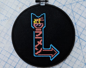 Hello Alison-DIGITAL Cross Stitch Pattern-Neon Ramen Sign