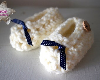 Crochet pattern Baby Ballerinas