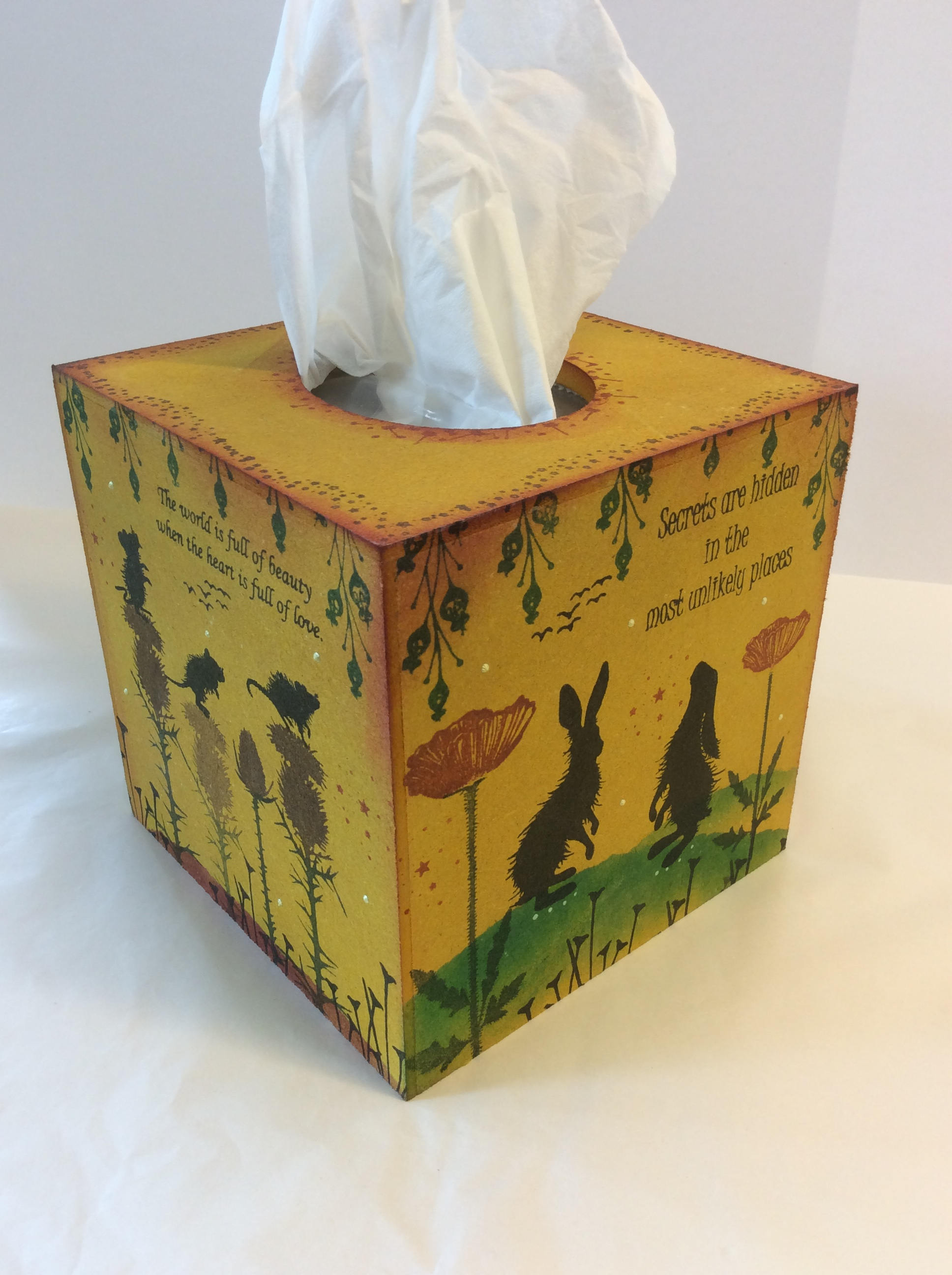 Woodland Animal Tissue Box Cover Etsy UK