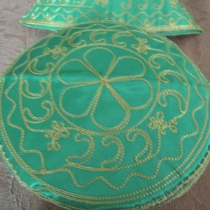 Orula Santeria Hat: Ifa Babalawo Ceremonial Head Covering