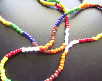 7 African Powers Collar, 7 Siete Potencias Collar Eleke de Orisha Necklace