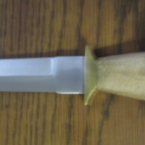 Wood Handle Athame: 9&quot; Boot Knife with Sheath