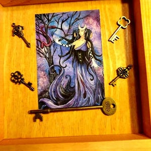Hecate Key Plaque, Hekate, Altar Plaque, Crossroads, Light and Dark Magick