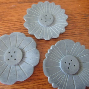 Soapstone Incense Burner: Floral Stick & Cone Holder