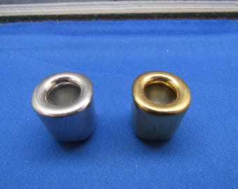 Silver or Gold Ceramic Chime Candle Holder