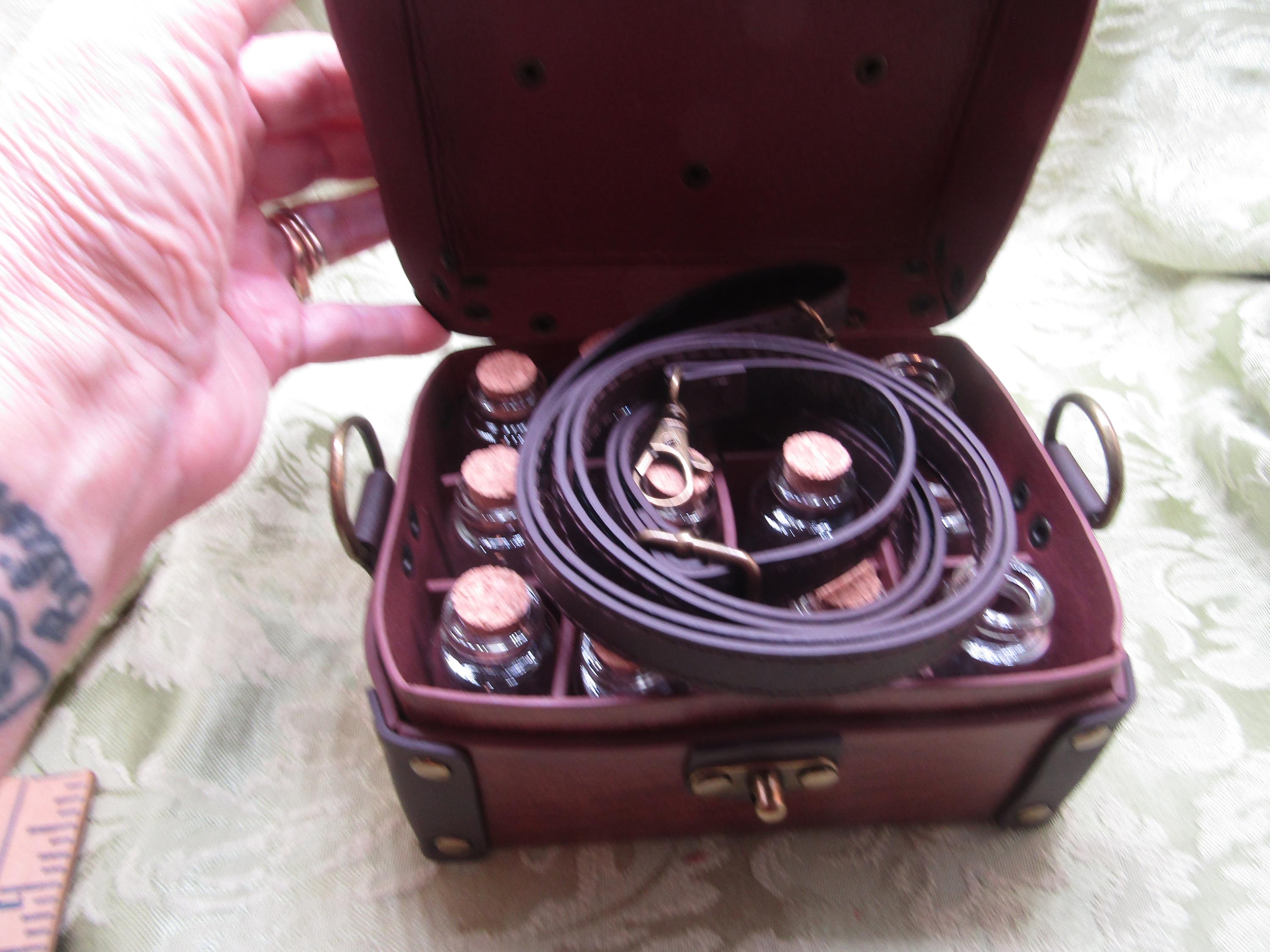 Alchemist Box Medieval Alchemist Box With 12 Bottles, Brown - Etsy