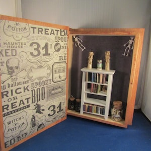 Livre Potions & Visions Wood Box Shadowbox, miniatures