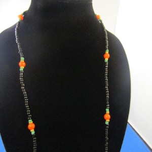 Anubis, Egyptian God, Beaded Necklace
