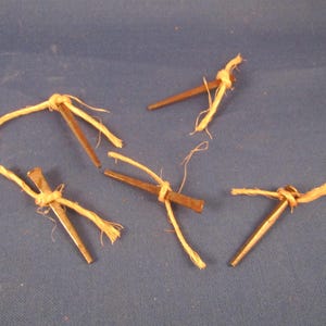 Old Rusty Coffin Nails Set: Hoodoo Witchcraft Curio