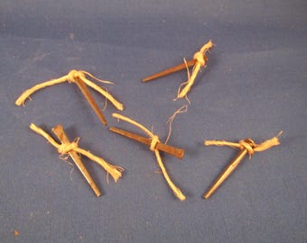 Old Rusty Coffin Nails, Hoodoo, Santeria,  Witchcraft,  Curio, Set of 3
