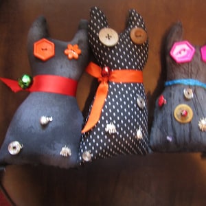 Good Luck Mojo Kitten, Cat,  JuJu Doll, JuJu Kitty, VooDoo, Magical, HooDoo Poppet